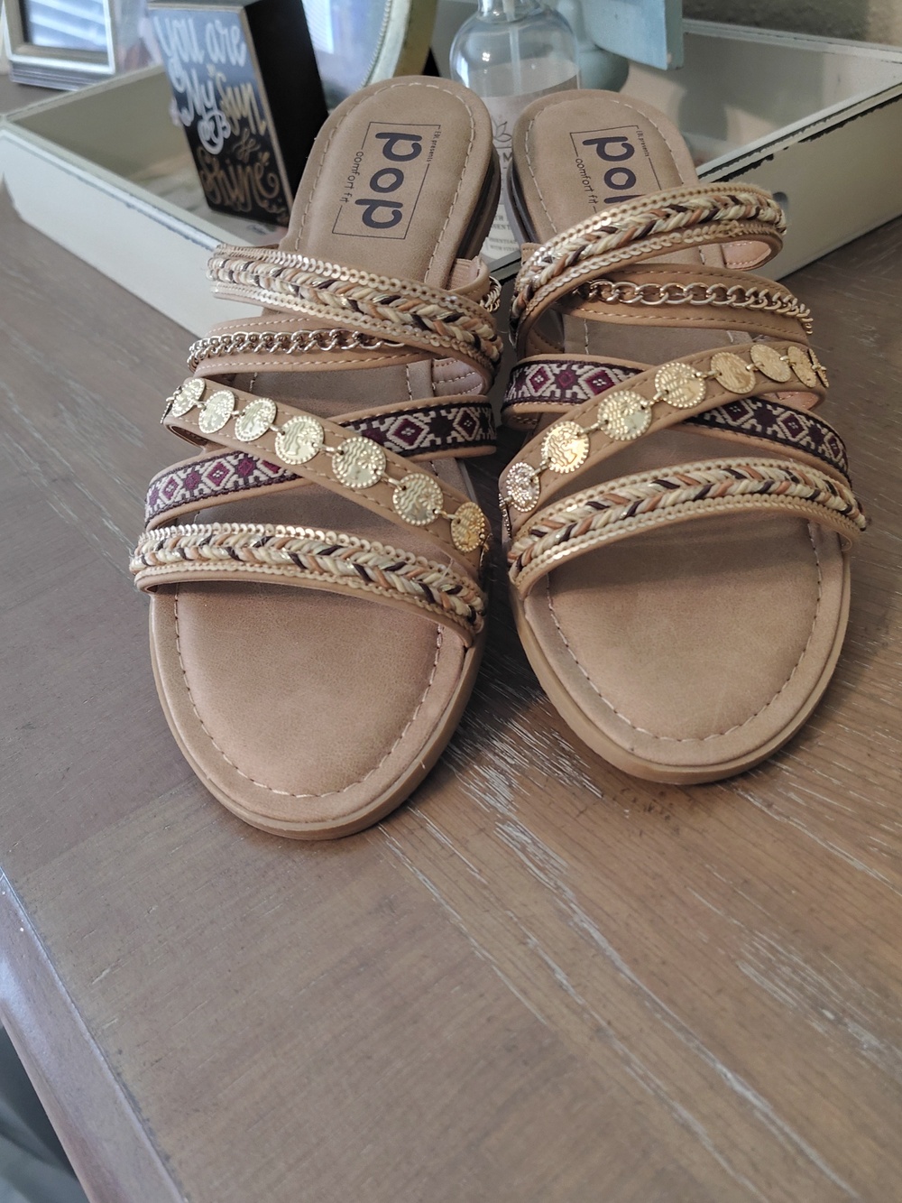 Like New! Strappy Sandals